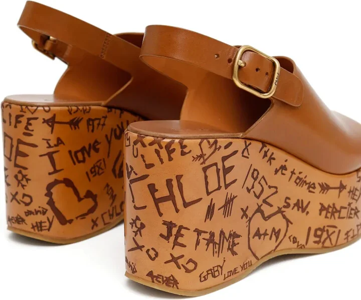 130mm Maxime wedge sandals - Image 3