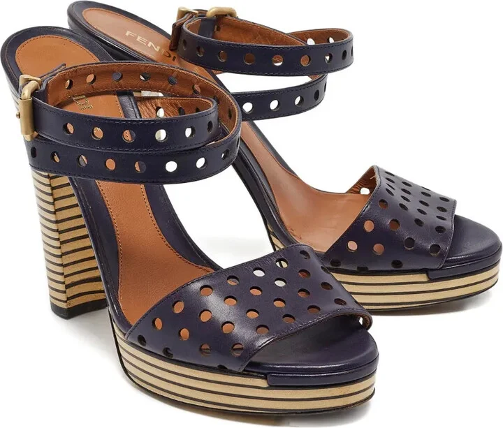 130mm Patent-Leather Platform Sandals - Image 2