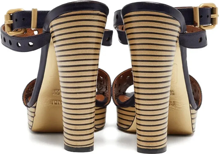 130mm Patent-Leather Platform Sandals - Image 3
