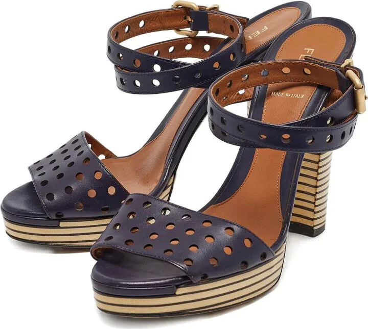 130mm Patent-Leather Platform Sandals - Image 5