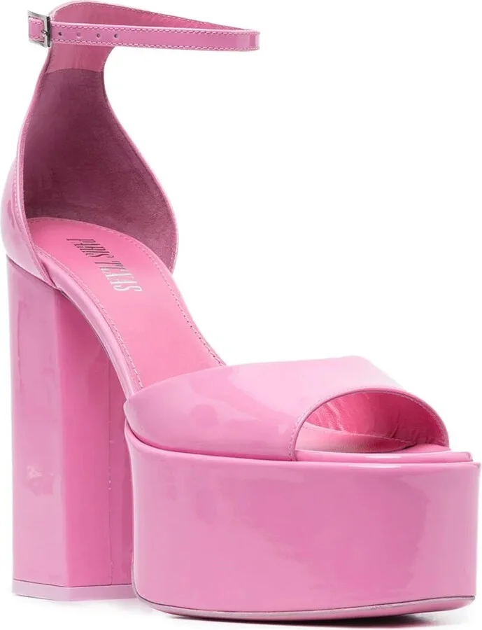130mm Patent-Leather Platform Sandals - Image 2