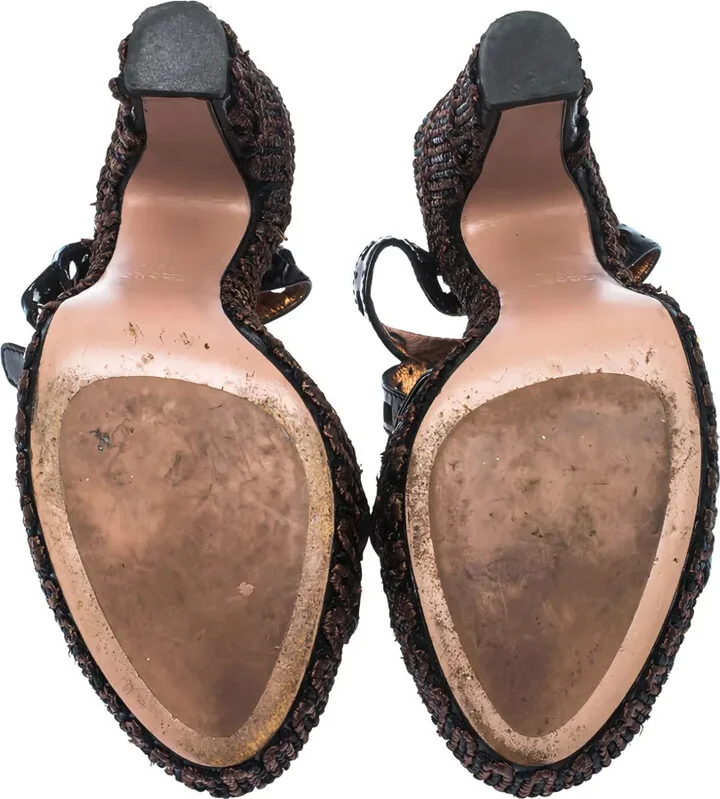 130mm Patent-Leather Sandals - Image 3