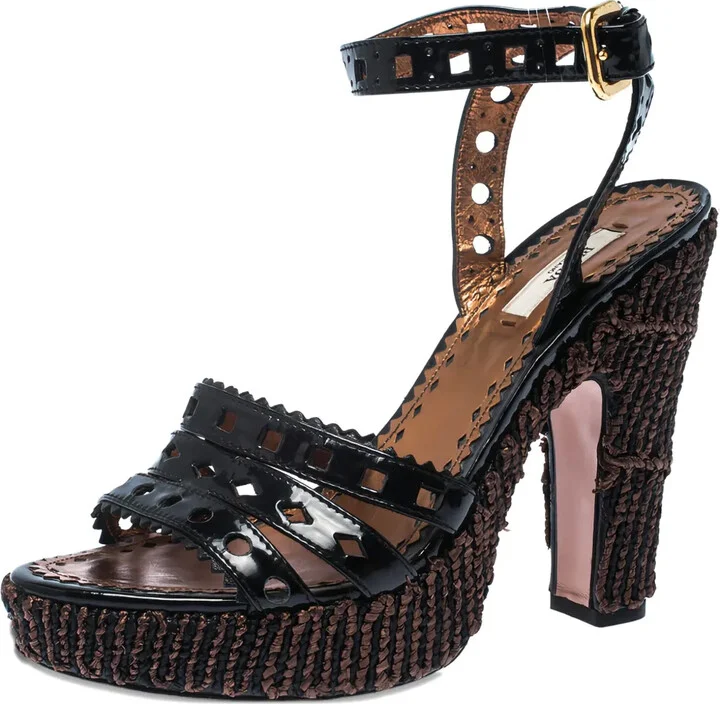 130mm Patent-Leather Sandals