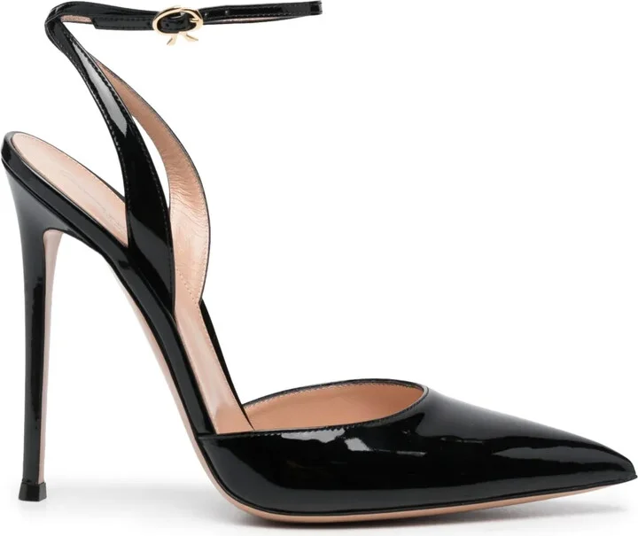 130mm Patent Pointed Sandals