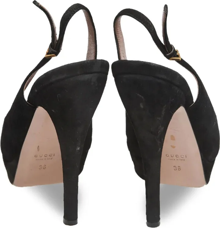 130mm Peep-Toe Slingback Pumps - Image 4
