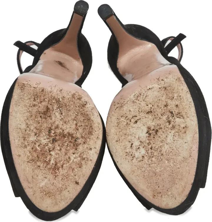 130mm Peep-Toe Slingback Pumps - Image 5