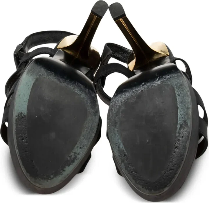 130mm Platform Cross-Strap Sandals - Image 5
