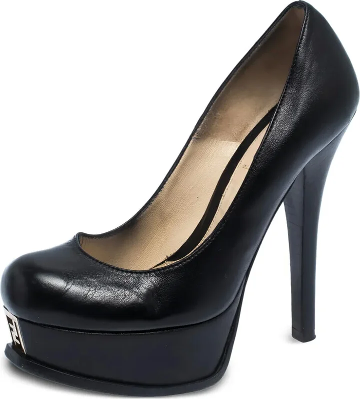 130mm Platform Heeled Pumps - Image 2