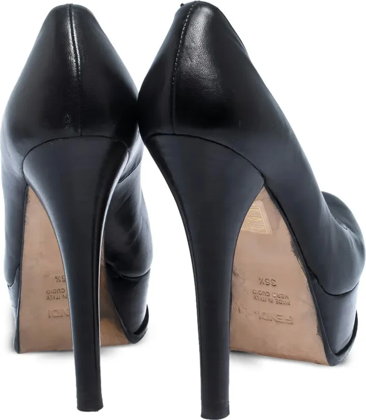 130mm Platform Heeled Pumps - Image 3