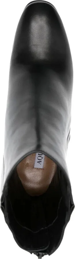 130mm Platform Leather Boots - Image 4