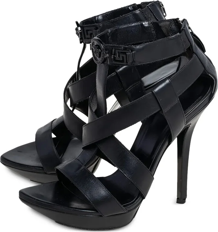 130mm Platform Strappy Sandals - Image 3