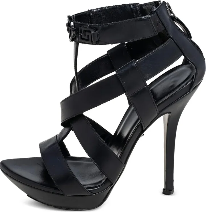 130mm Platform Strappy Sandals