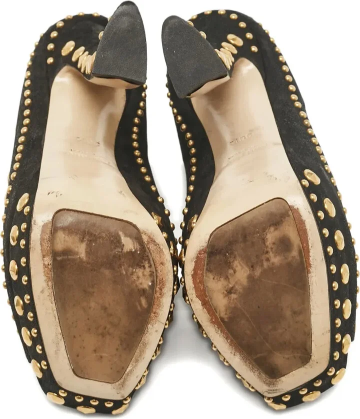 130mm Platform Studded Pumps - Image 4