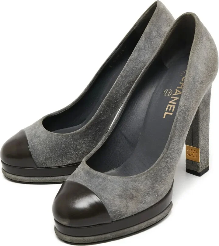 130mm Platform Suede Pumps - Image 2