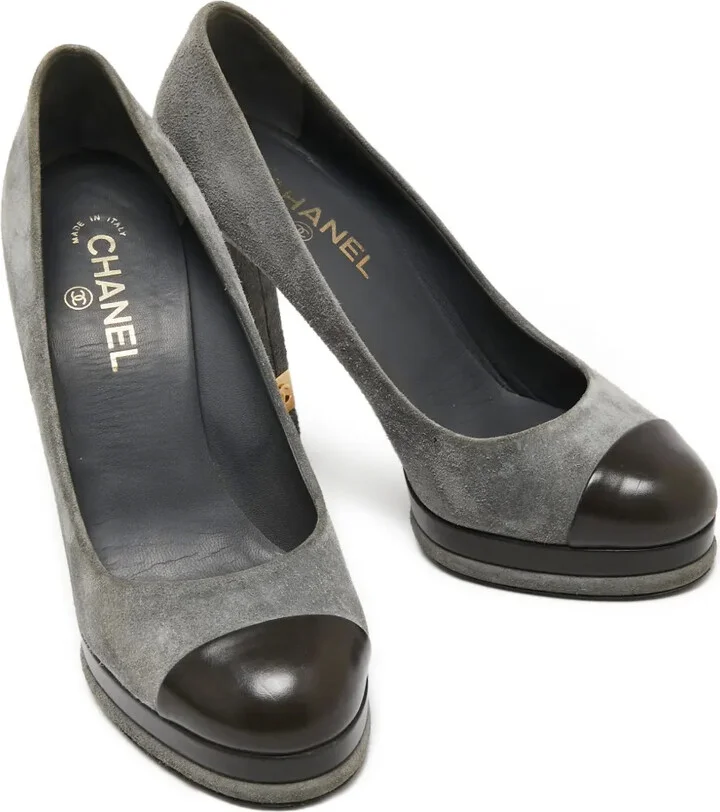 130mm Platform Suede Pumps - Image 3