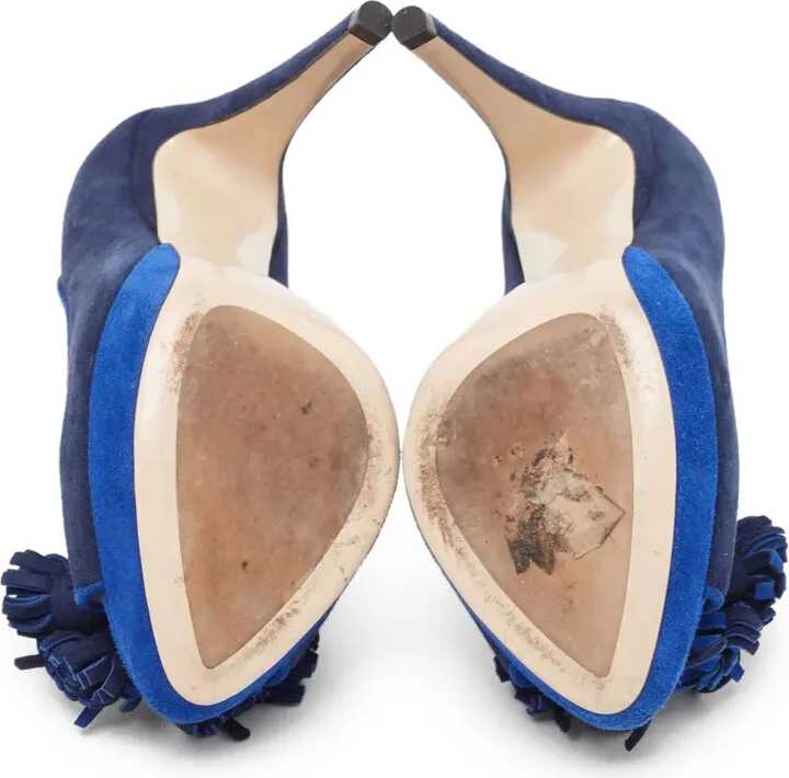 130mm Platform Tassel-Embellished Pumps - Image 4