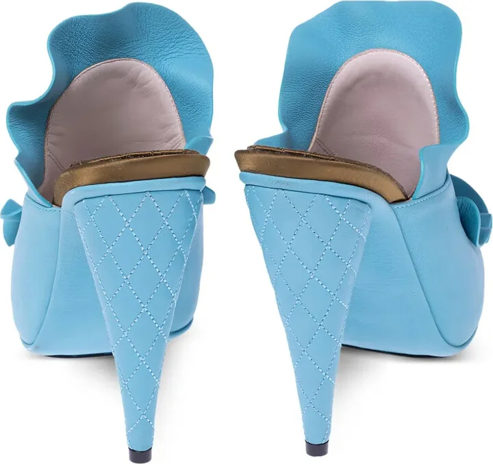 130mm Ruffled Mules - Image 3