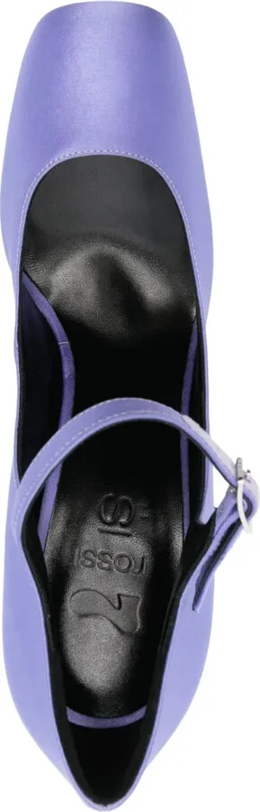 130mm Satin Platform Pumps - Image 4