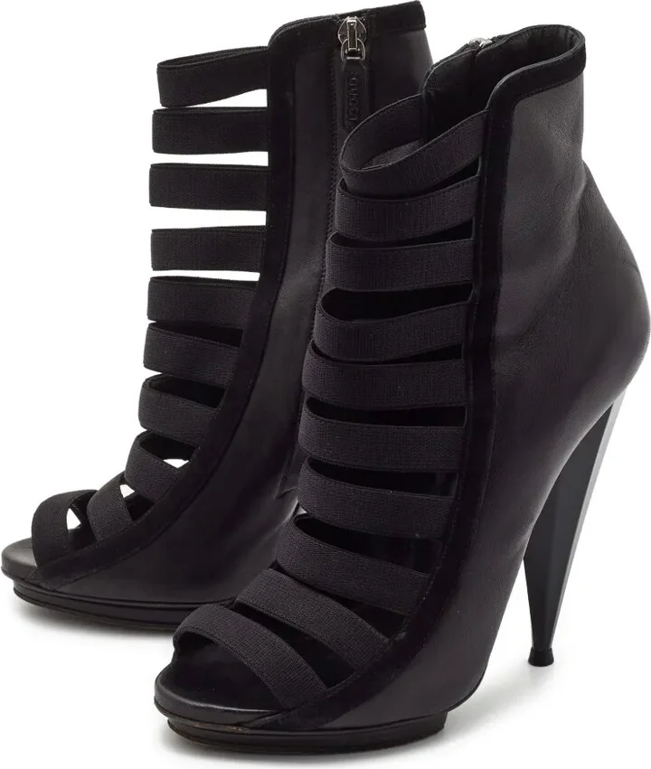 130mm Strapped Ankle Boots - Image 2