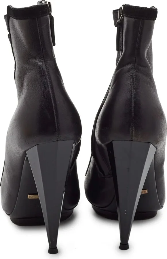 130mm Strapped Ankle Boots - Image 4