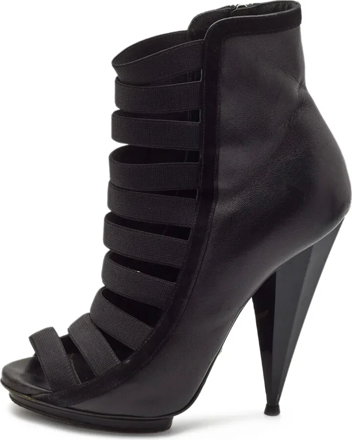 130mm Strapped Ankle Boots
