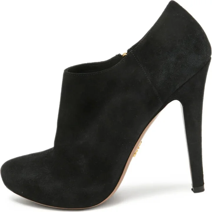 130mm Suede Booties