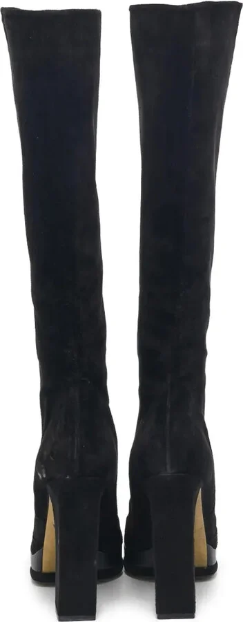 130mm Suede Knee-High Platform Boots - Image 3