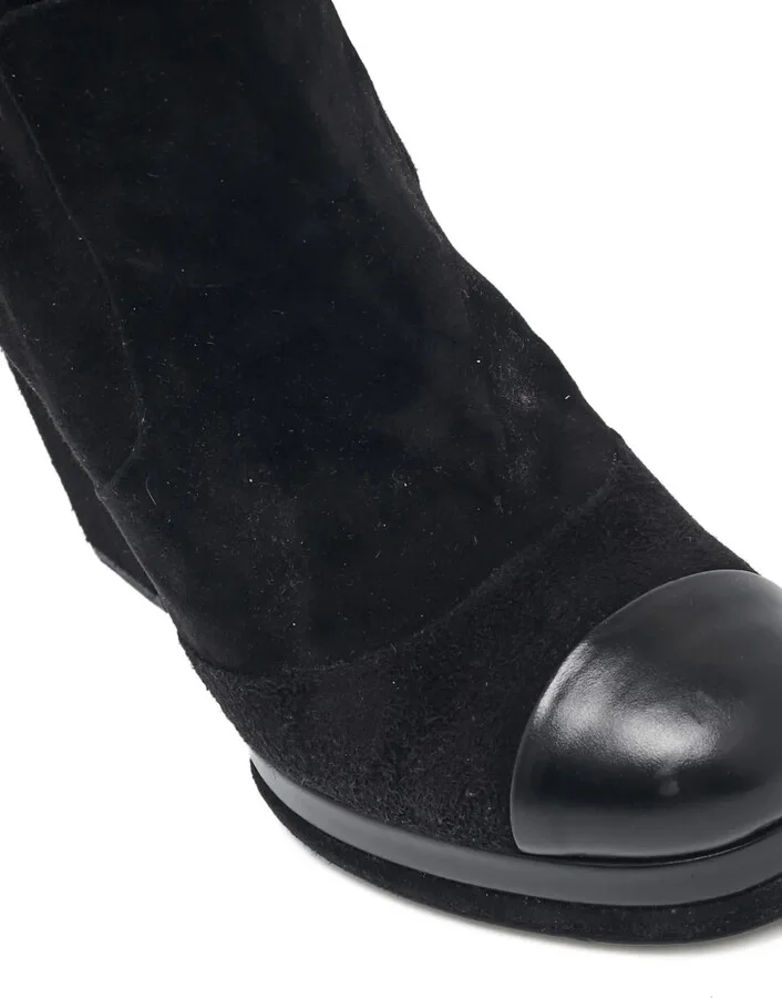 130mm Suede Knee-High Platform Boots - Image 5