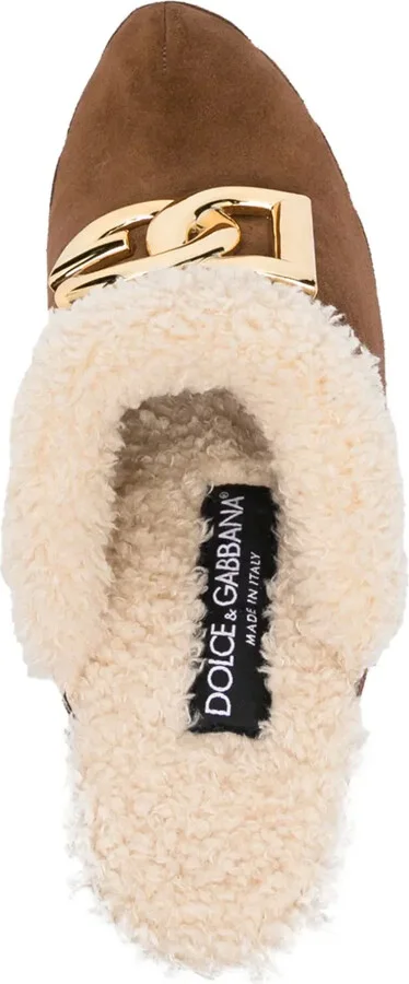 130mm Suede Platform Clogs - Image 4