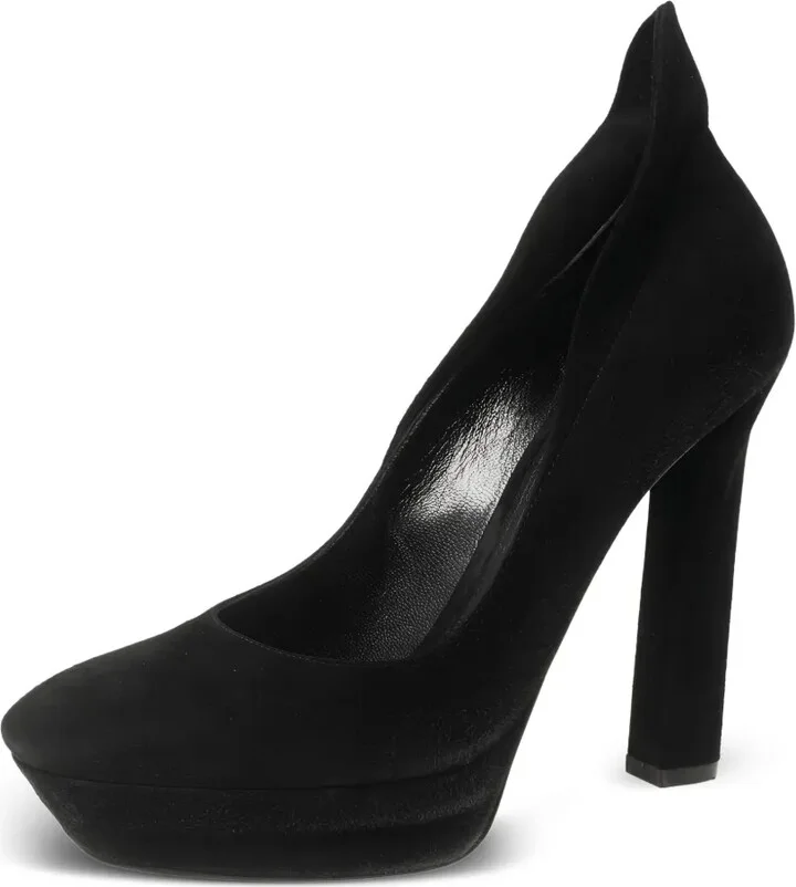 130mm Suede Platform Pumps - Image 2