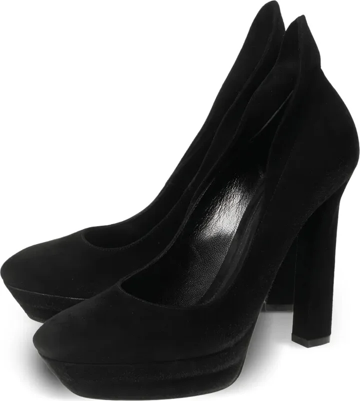 130mm Suede Platform Pumps - Image 3