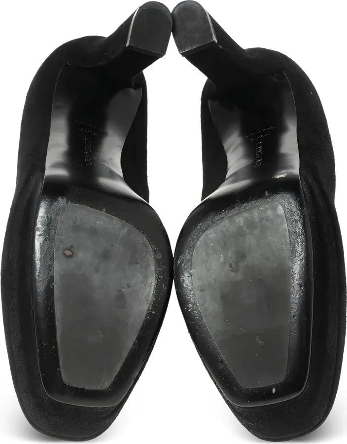 130mm Suede Platform Pumps - Image 5