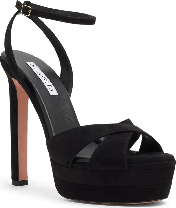 130mm Suede Platform Sandals - Image 2