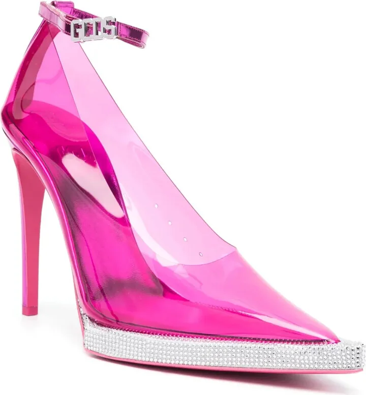 130mm Transparent Pointed-Toe Pumps - Image 2