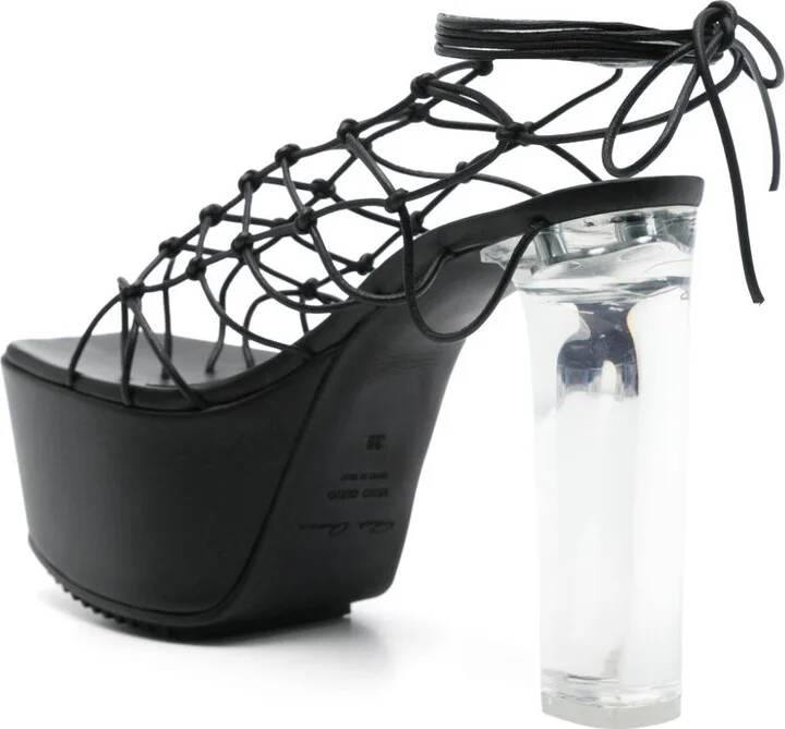 130mm Web Platform Sandals - Image 3