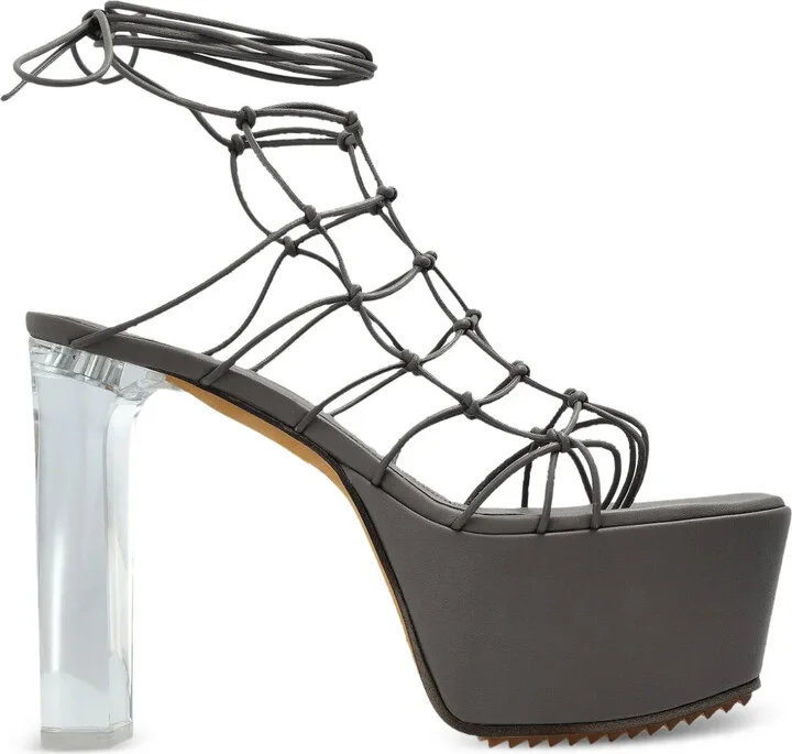 130mm Web Platform sandals