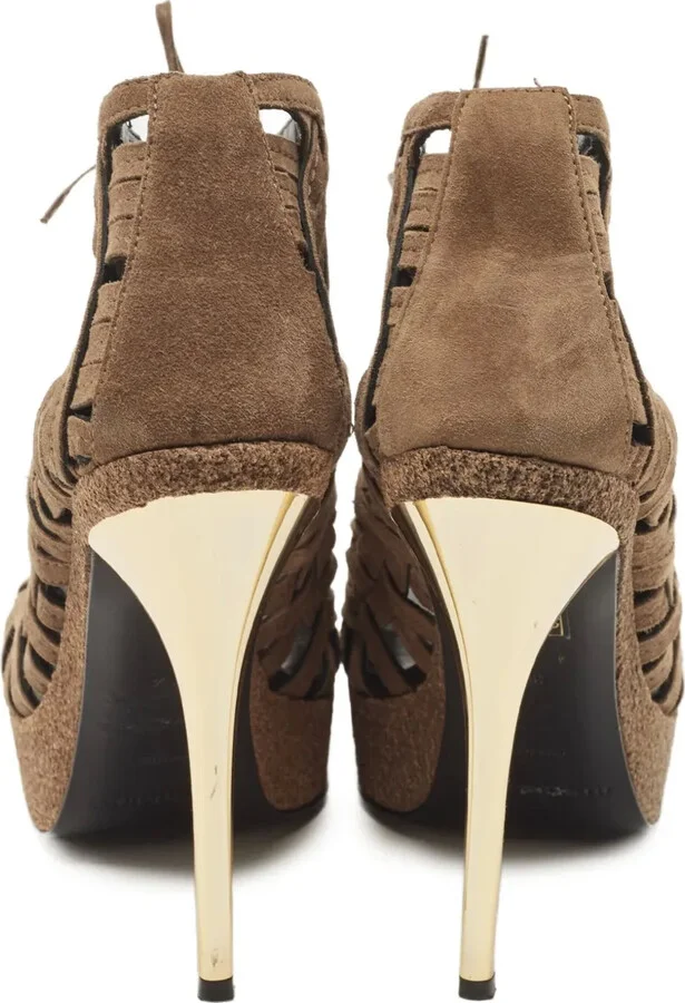 130mm Woven Platform Booties - Image 4