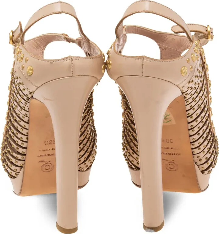134mm Stud-Embellished Platform Sandals - Image 3