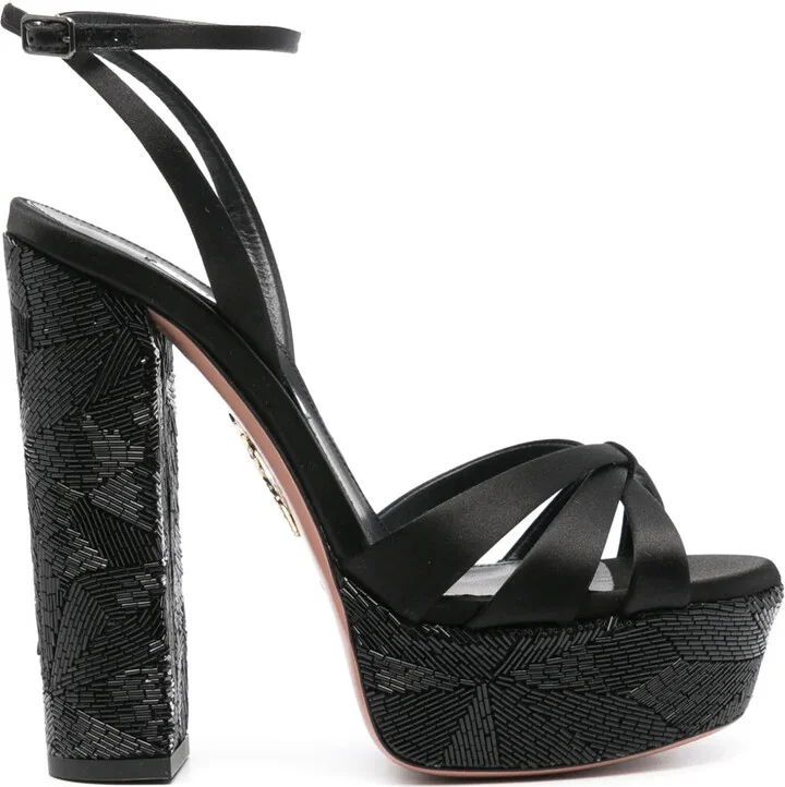 135mm Bead-Embellished Sandals