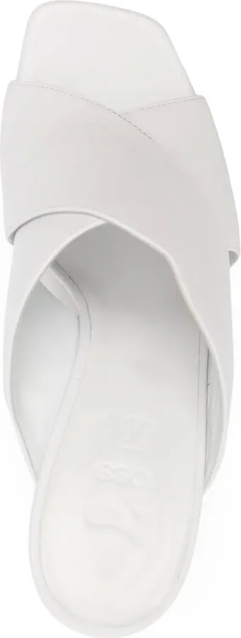 135mm Crossover-Strap Leather Sandals - Image 4