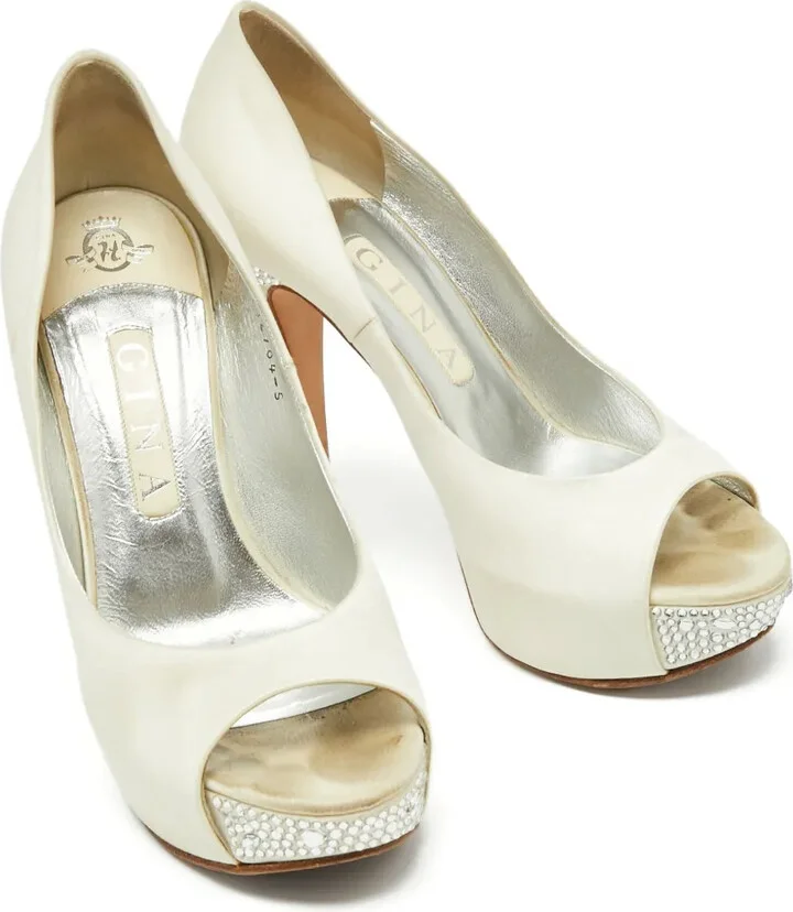 135mm Crystal-Embellished Heeled Pumps - Image 2
