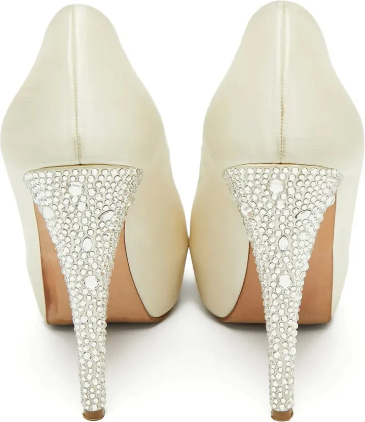 135mm Crystal-Embellished Heeled Pumps - Image 3