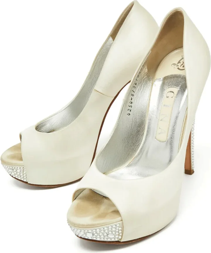 135mm Crystal-Embellished Heeled Pumps - Image 4
