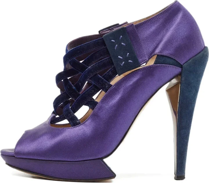 135mm Leather Heeled Sandals