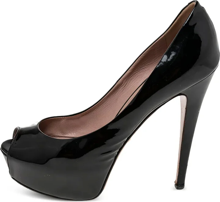 135mm Leather Pumps