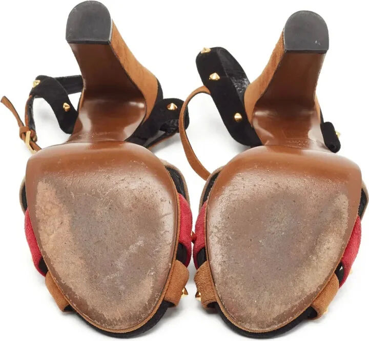 135mm Leather Sandals - Image 4