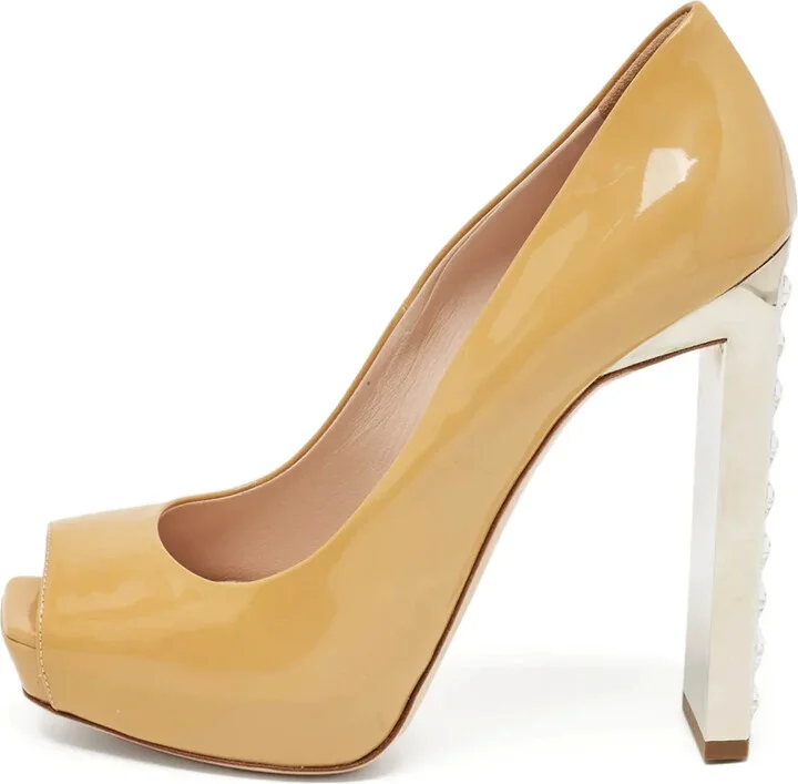 135mm Patent-Leather Pumps