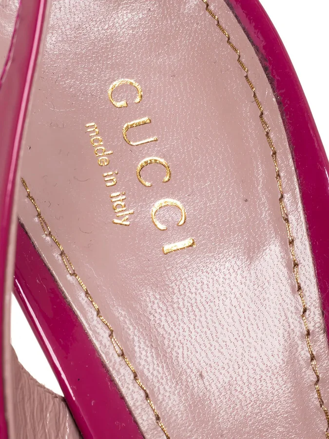 135mm Patent-Leather Slingback Pumps - Image 5