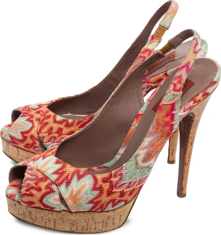 135mm Platform Slingback Sandals - Image 2