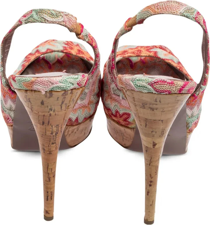 135mm Platform Slingback Sandals - Image 3